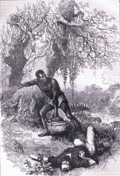 Un incident dans la défense de "Ninety six", illustration de l