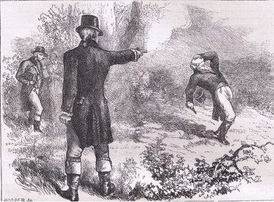 Duel entre Burr et Hamilton, illustration de l