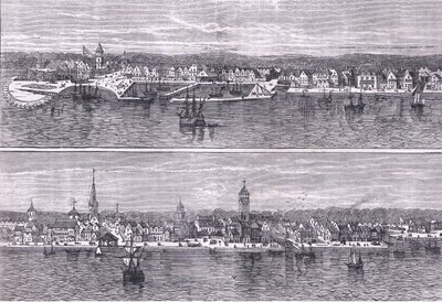 New York au milieu du XIXe siècle, illustration de l