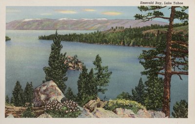 Californie : Emerald Bay, Lac Tahoe - American Photographer (after)