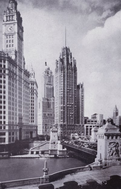 Chicago : Boulevard Link Bridge, vue vers le nord - American Photographer (after)