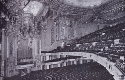 Chicago : Intérieur, Théâtre Oriental - American Photographer (after)