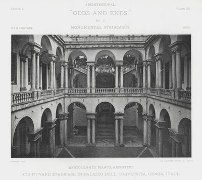 Escalier de la Cour dans le Palazzo Dell