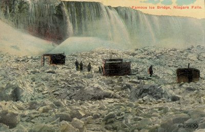 Célèbre pont de glace aux chutes du Niagara, New York, USA - American Photographer (after)