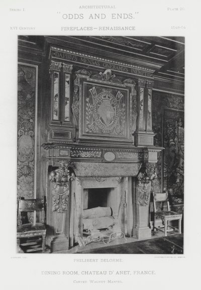 Cheminée : Salle à manger, Château d