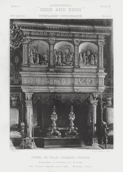 Cheminée : Hôtel de Ville, Orléans, France - American Photographer (after)
