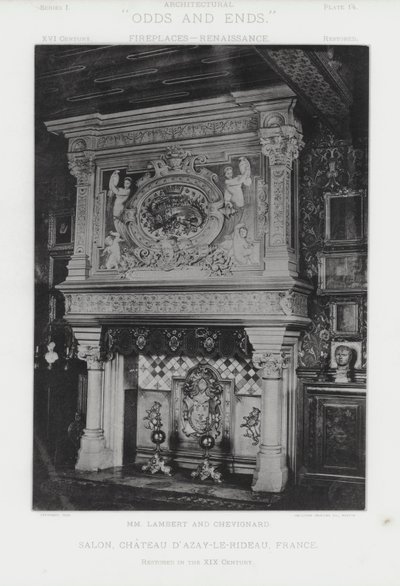 Cheminée : Salon, Château d