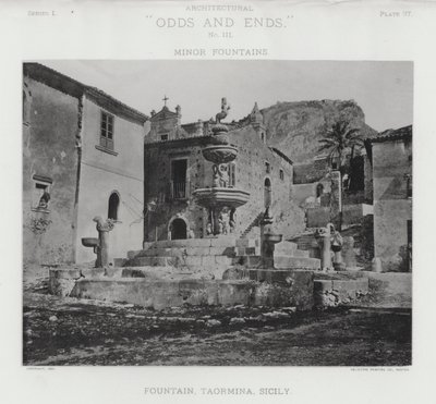 Fontaine, Taormina, Sicile - American Photographer (after)