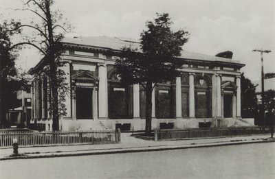 Université de Harvard : Nouveau hall de conférence (photo n/b) - American Photographer (after)