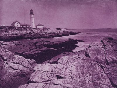Phare dans le port de Portland, Maine - American Photographer (after)