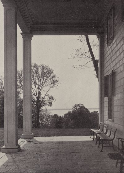 Mount Vernon : Portique est - American Photographer (after)
