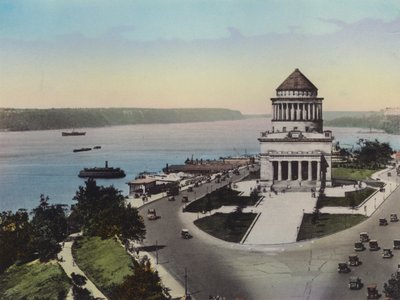 New York : Le fleuve Hudson et Riverside Drive ; Tombeau de Grant - American Photographer (after)