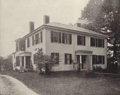 Maison Emerson, Concord, Massachusetts (photo n/b) - American Photographer (after)