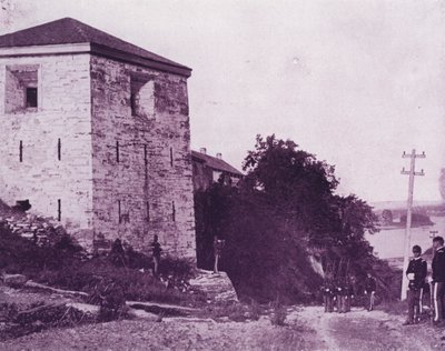 Ancien fort Snelling, sur le fleuve Mississippi - American Photographer (after)