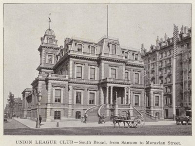 Philadelphie : Union League Club, South Broad, de Sansom à Moravian Street - American Photographer (after)