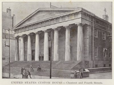 Philadelphie : Bureau de douane des États-Unis, Chestnut et Fourth Streets - American Photographer (after)