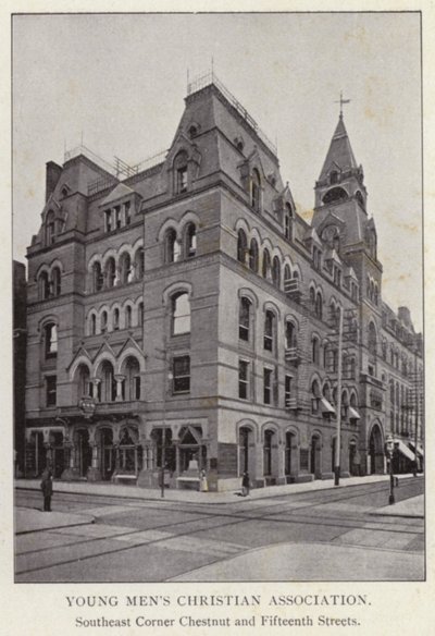 Philadelphie : Association chrétienne des jeunes hommes, coin sud-est de Chestnut et Fifteenth Streets - American Photographer (after)