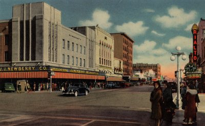 Phoenix, Arizona : Rue Washington, Est depuis l