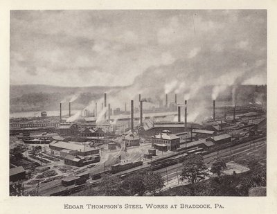 Pittsburgh : Usines sidérurgiques Edgar Thompson à Braddock, Pennsylvanie - American Photographer (after)