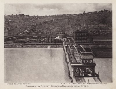 Pittsburgh : Pont de Smithfield Street, rivière Monongahela - American Photographer (after)