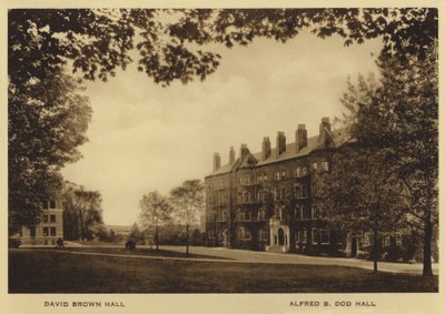 Université de Princeton : David Brown Hall ; Alfred B Dod Hall - American Photographer (after)