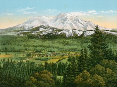 Sisson à la base du mont Shasta - American Photographer (after)