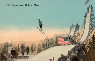 Compétition de saut à ski, Duluth, Minnesota, USA - American Photographer (after)