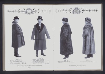 Double page du Théâtre de la mode en fourrure - American Photographer (after)