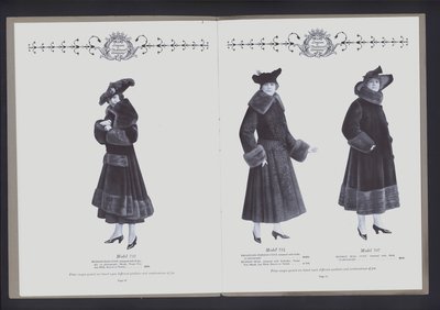 Double page du Théâtre de la mode en fourrure - American Photographer (after)