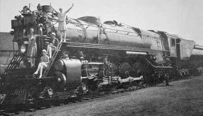 Une locomotive de classe S-1 4-8-4 construite par Baldwin pour le train 