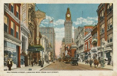 Rue Baltimore, vue vers l