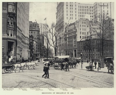 Début de Broadway en 1899 - American Photographer