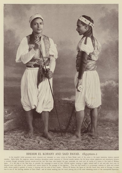 Brehim El Korany et Said Rayab, Égyptiens - American Photographer