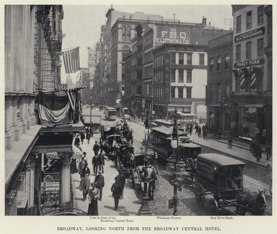 Broadway, vue vers le nord depuis le Broadway Central Hotel - American Photographer