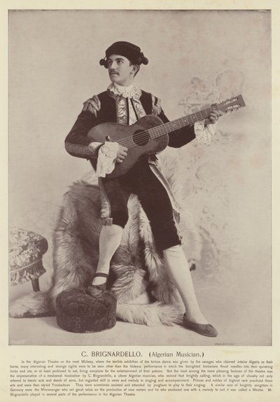 C Brignardello, Musicien algérien - American Photographer
