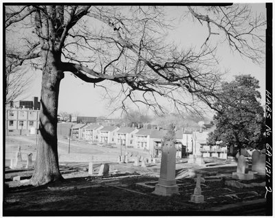 District de Cabbagetown (vues générales), Boulevard, Pearl Street, Memorial Drive, & voies ferrées, Atlanta, comté de Fulton, GA (photo n/b) - American Photographer