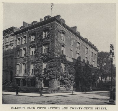 Calumet Club, Fifth Avenue et Twenty-Ninth Street - American Photographer