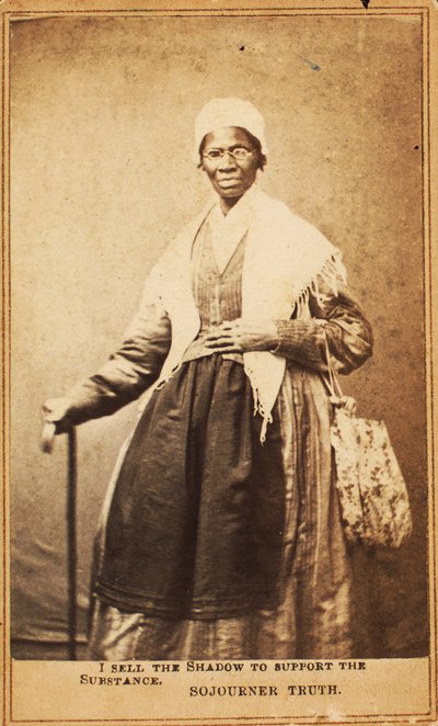 Carte de visite de Sojourner Truth, 1864 - American Photographer