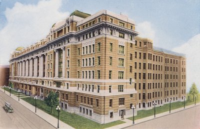 Chicago : Cook County Hospital, Chicago (photo couleur) - American Photographer