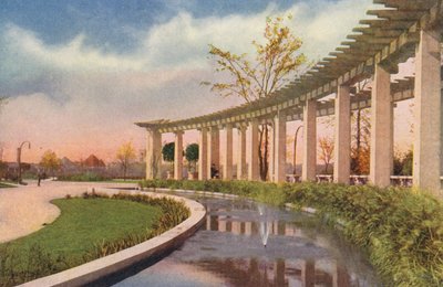 Chicago : Pergola dans le parc Douglas (photo couleur) - American Photographer