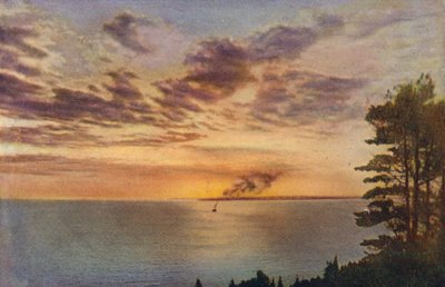 Chicago : Coucher de soleil sur le lac Michigan (photo couleur) - American Photographer