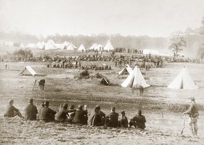 Prisonniers confédérés capturés à la bataille de Fisher