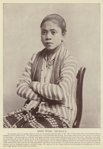 Dama Waja, Javanais - American Photographer