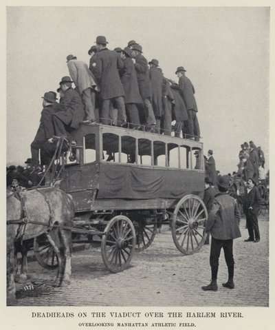 Passagers clandestins sur le viaduc au-dessus de la rivière Harlem - American Photographer