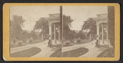 Pelouse Est et portique, communauté Oneida, État de New York - American Photographer
