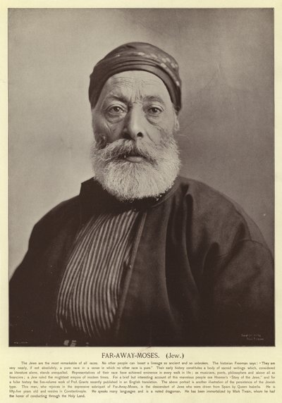 Far-Away-Moses, Juif - American Photographer