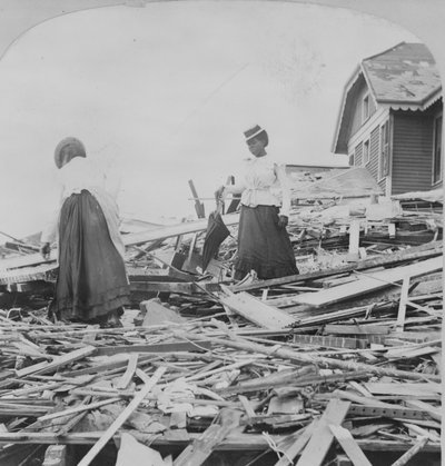 Désastre de Galveston, essayant de retrouver l