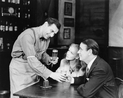 Gene Kelly, Julie Haydon et Eddie Dowling dans une scène de la production de Time of Your Life par l