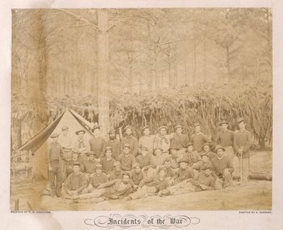 Portrait de groupe du groupe n°2, détachement du génie américain (photo n/b) - American Photographer