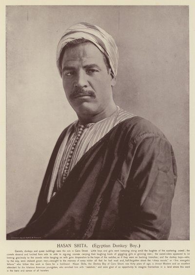 Hasan Shita, Garçon égyptien avec un âne - American Photographer